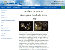 Tablet Screenshot of airfasco.com